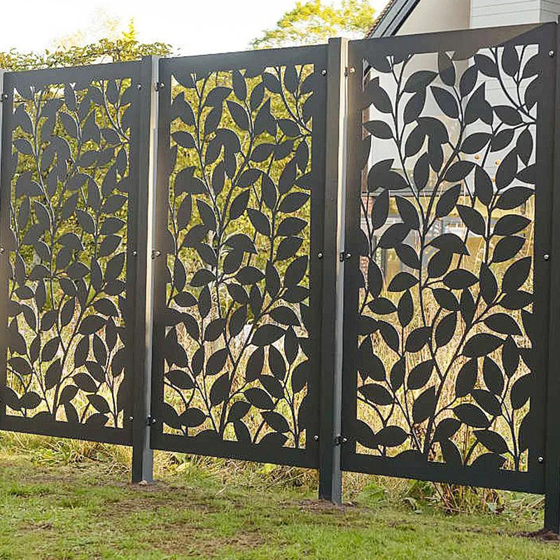 Laser-Cut Perimeter Security Fence