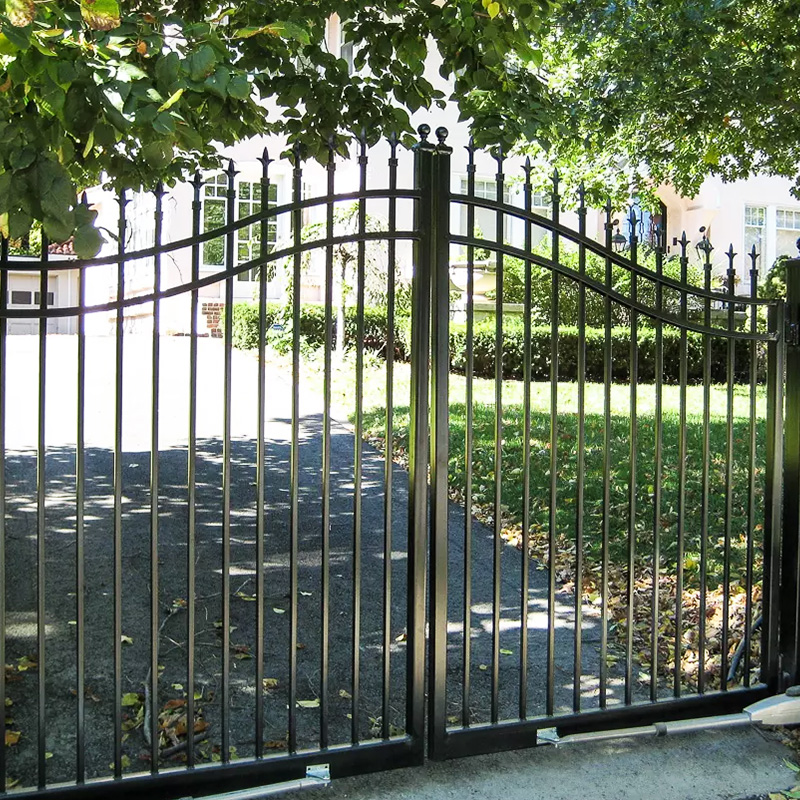 Metal Fence Double Gate