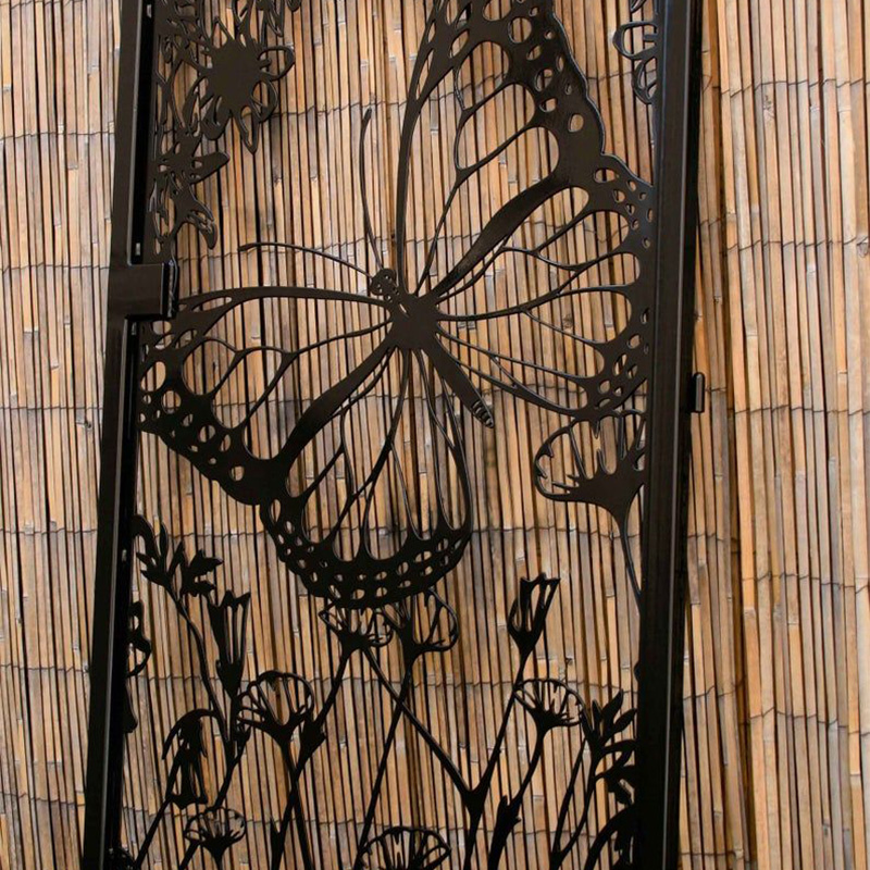 Laser-Cut Perimeter Security Fence