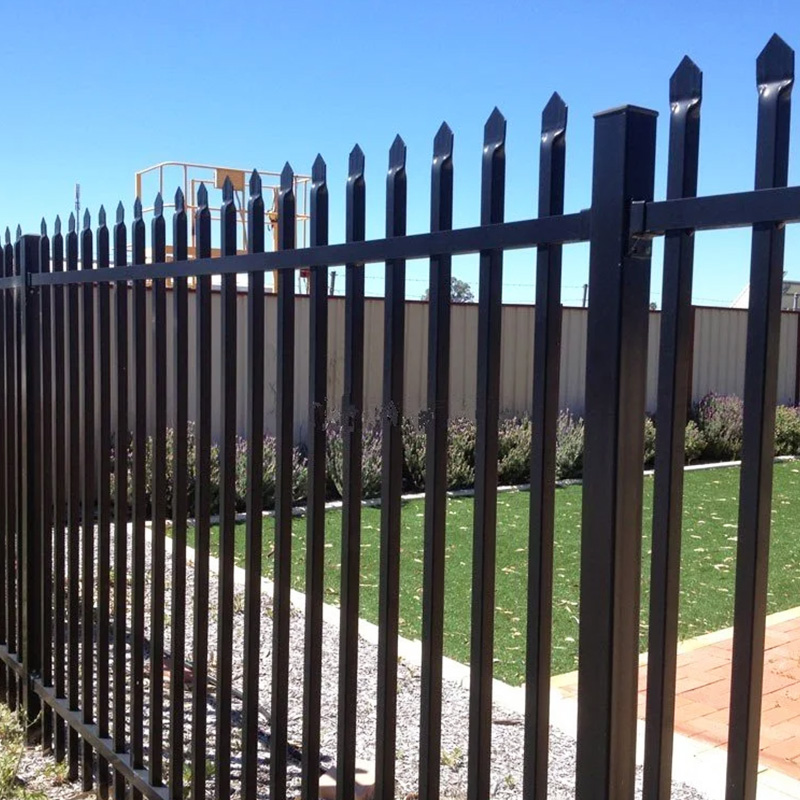 Pressed Spear Top Tubular Steel Fence
