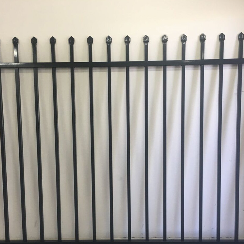 Pressed Spear Top Tubular Steel Fence