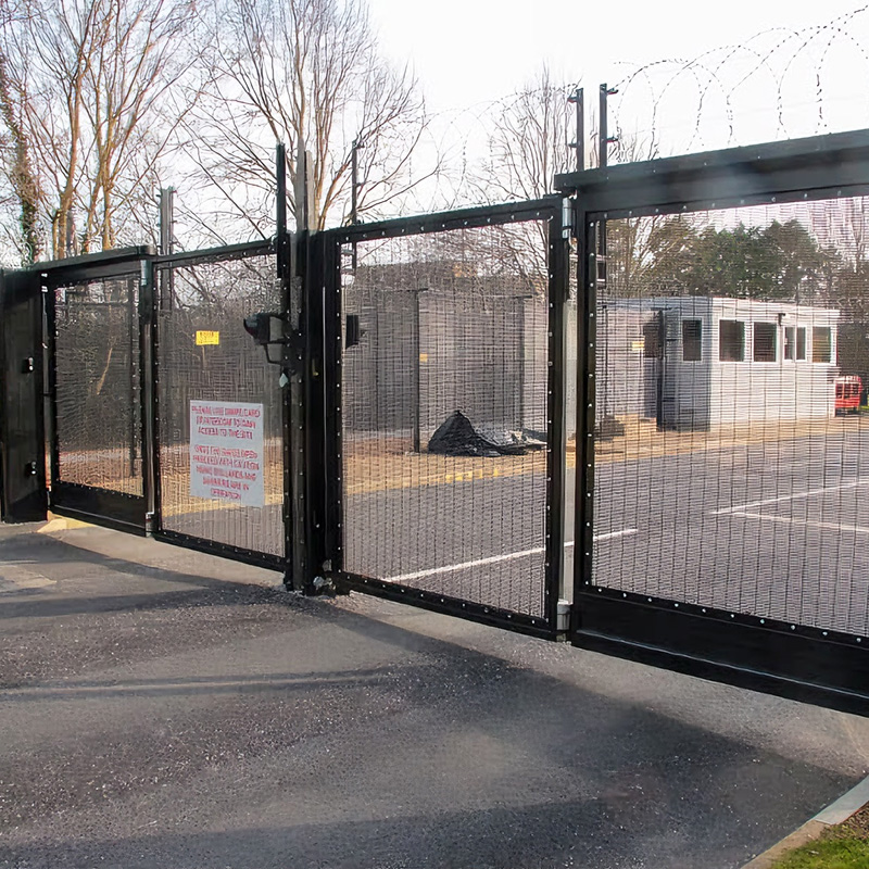 358 Anti Climb Fence Double Gate