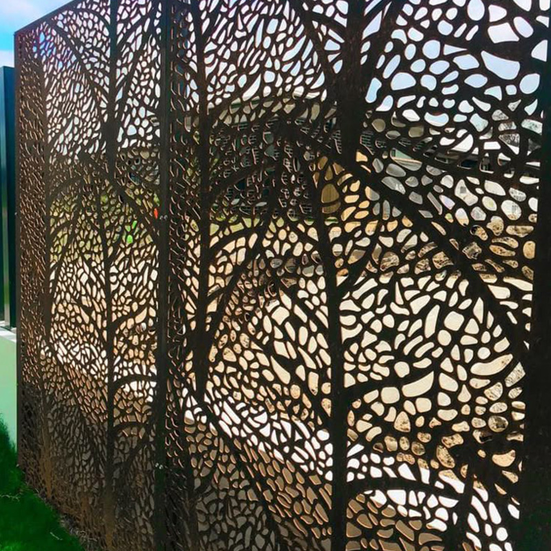 Laser-Cut Perimeter Security Fence
