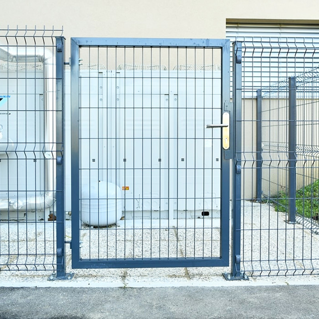 3D Panel Fence Single Gate
