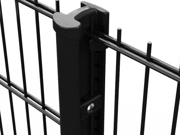 Double-Wire-Fence-I-Post-Connection