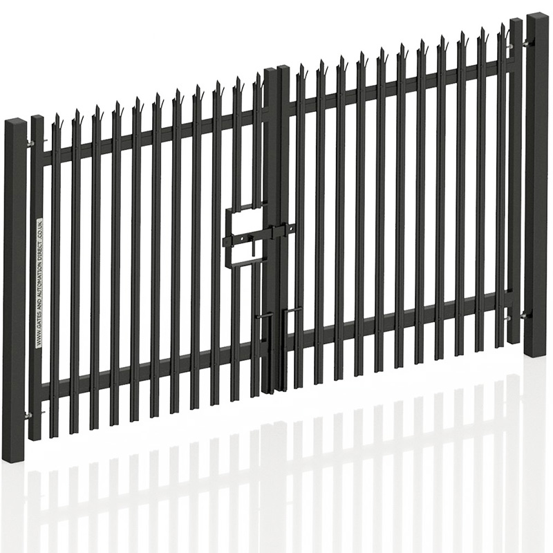 Palisade Fence Double Gate