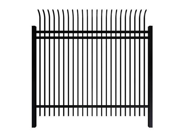 Curved-Top-Steel-Fence
