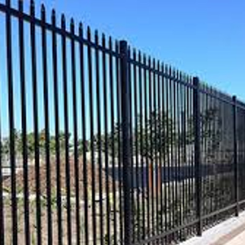Pressed Spear Top Tubular Steel Fence