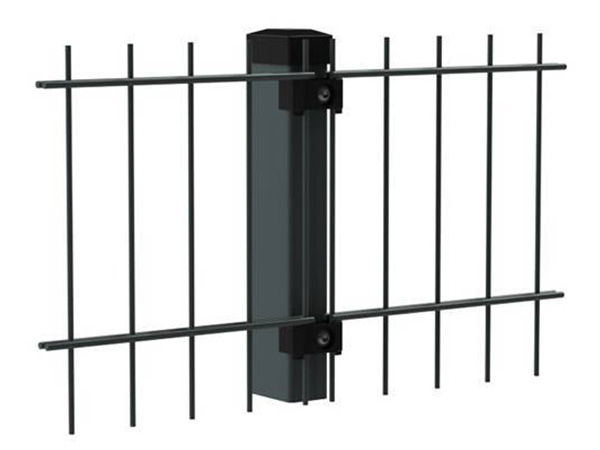 Double-Wire-Fence-Metal-Clip-Connection