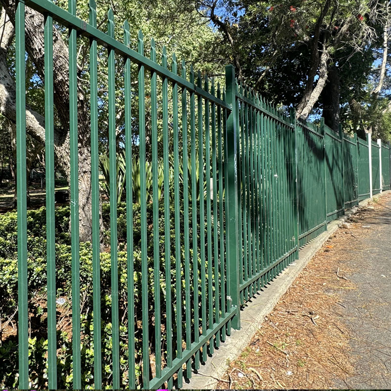 Pressed Spear Top Tubular Steel Fence
