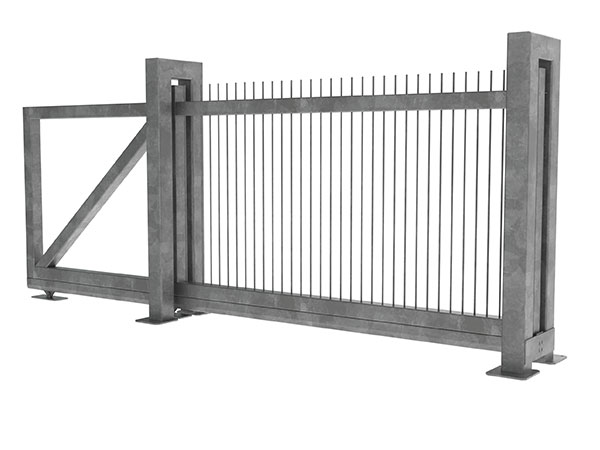 Steel Fence Suspended Gate