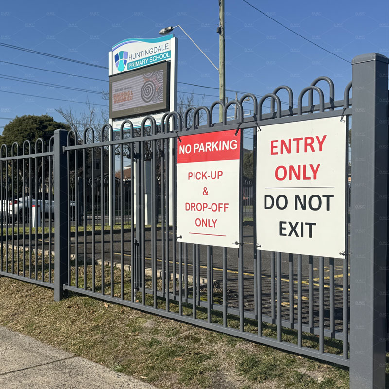 Bow Top&nbsp;Tubular Steel Fence